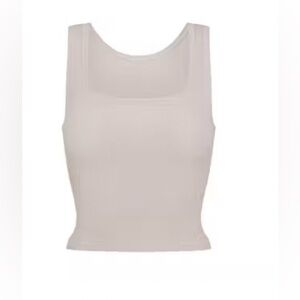 Skims Cotton Rib Tank - Stone